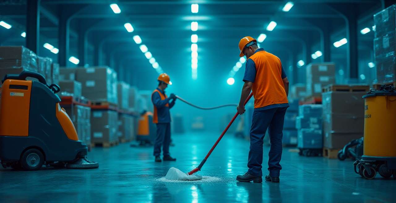 warehouse cleaning